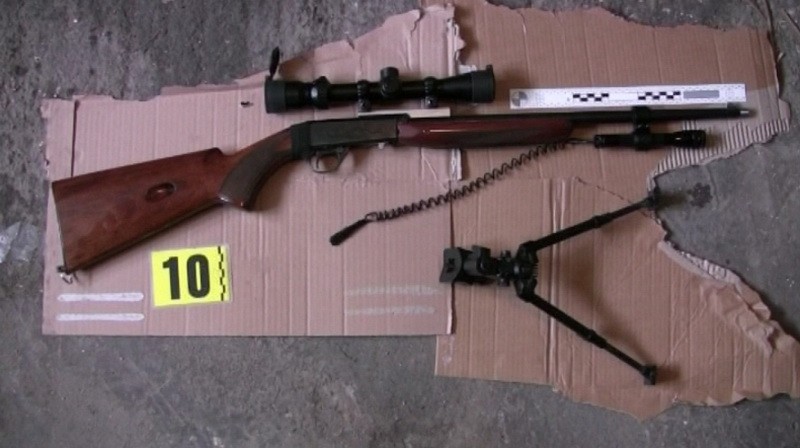 Nelegálne zbrane zadržané pri policajnej razii v Martine